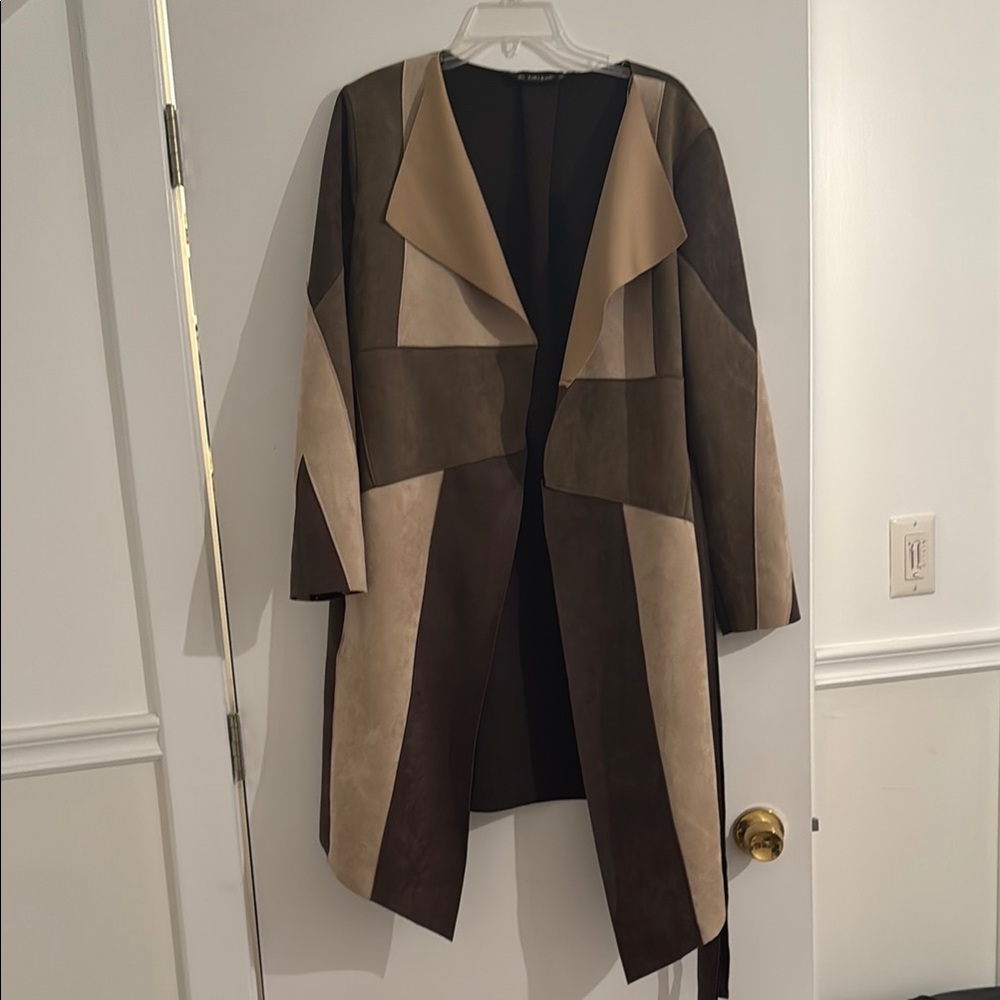 Colorblock Women's Coat